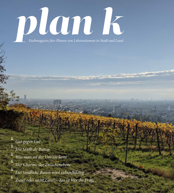 Plan k (Fachmagazin fürs Planen von Lebensräumen in Stadt und Land)